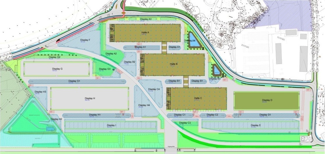 Berlin ExpoCenter Airport Ground Plan 